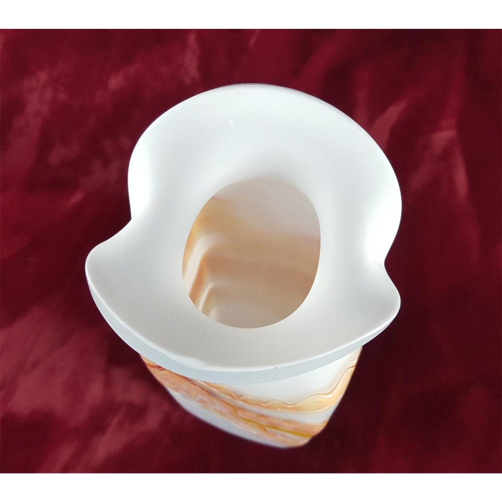 [458138231] bunte Hartglas Blumenvase Glasvase H 29 cm Bild 5