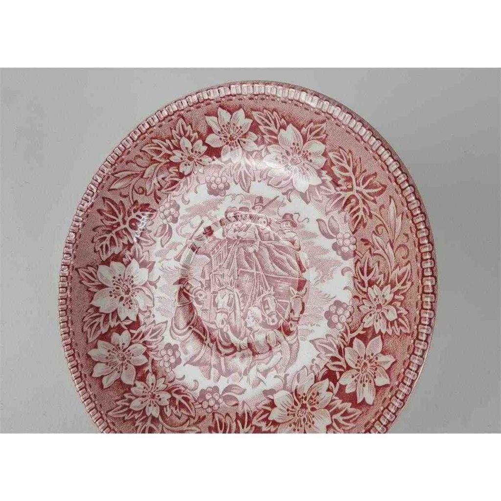 [458138234] Untertasse für Kaffee 14,5 cm Royal Tudor Coaching Taverns Rot Bild 3