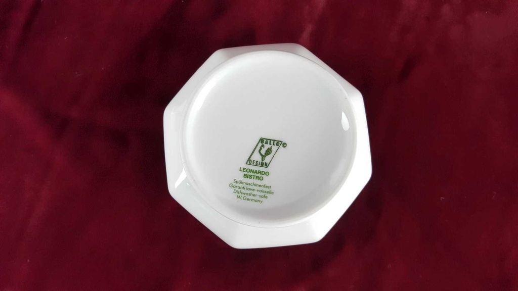 [458138238] Zuckerdose 0,2 L Villeroy & Boch Gallo Leonardo Bistro Weiß gebraucht - sehr gut Bild 4
