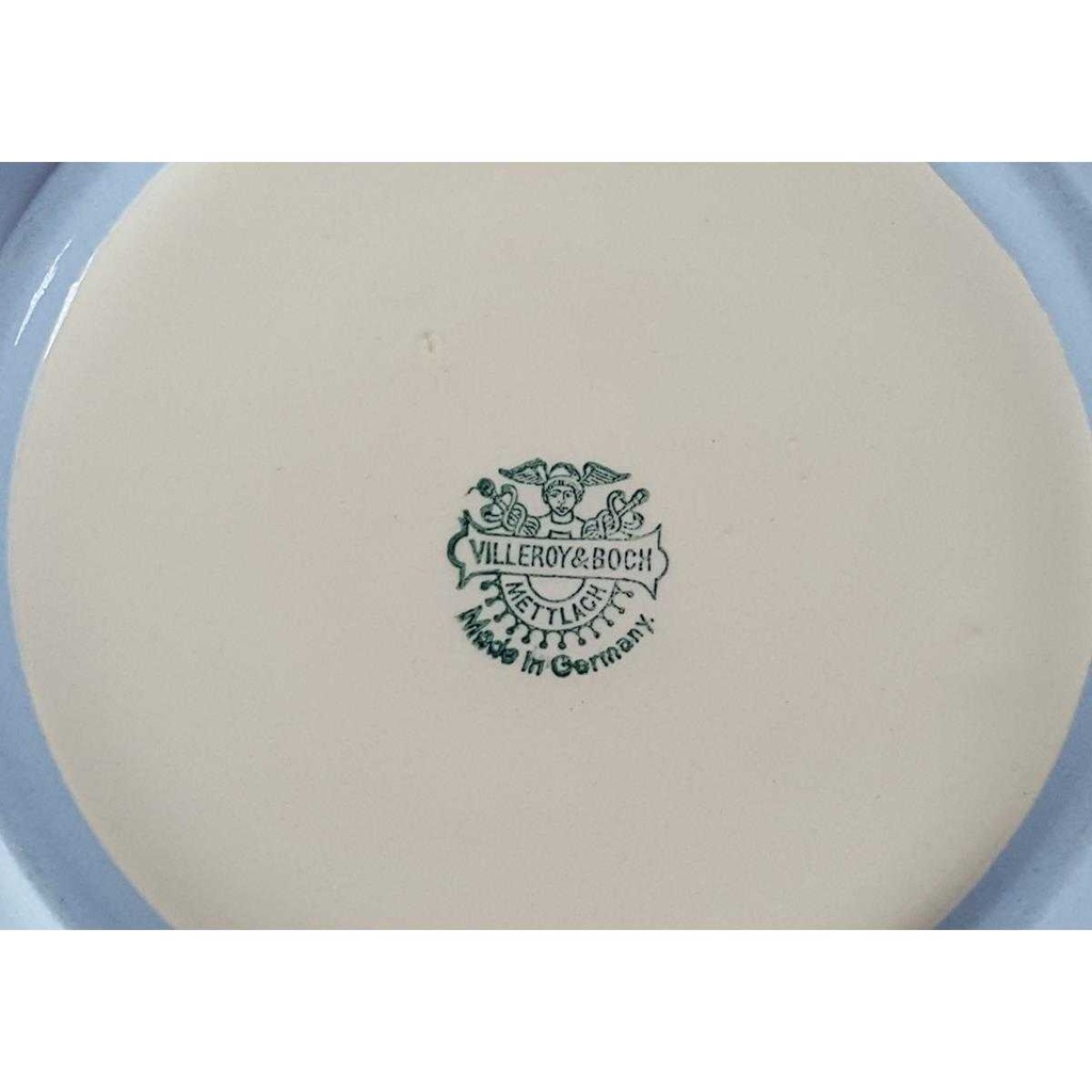 [458138240] Schüssel Waschschüssel 30,5 cm Villeroy & Boch Mettlach Saar Hellblau gebraucht - gut Bild 7