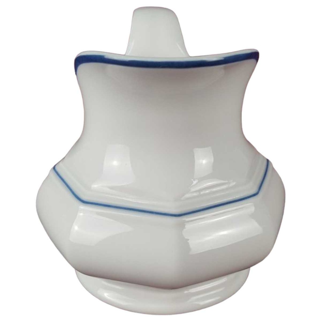 [458138243] Milchkännchen Villeroy & Boch Gallo Leonardo Bistro Weiß Blau gebraucht - sehr gut Bild 2
