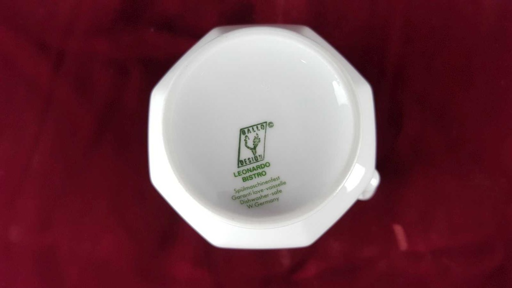 [458138243] Milchkännchen Villeroy & Boch Gallo Leonardo Bistro Weiß Blau gebraucht - sehr gut Bild 4