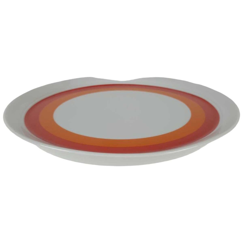 [458138244] Kuchenteller Dessertteller 19,5 cm Winterling Marktleuthen Retro Rot Orange Bild 2