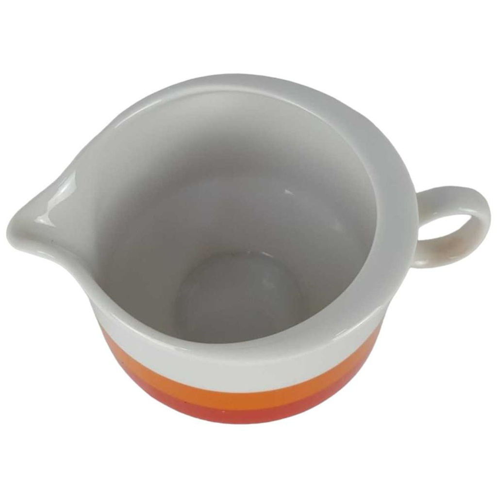 [458138247] Milchkännchen 0,2 L Winterling Marktleuthen Retro Rot Orange gebraucht - gut Bild 2