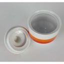 [458138248] Zuckerdose 0,2 L Winterling Marktleuthen Retro Rot Orange gebraucht - gut Bild 3