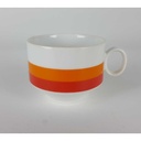 [458138251] Kaffeetasse mit Untertasse Tasse Winterling Marktleuthen Retro Rot Orange Bild 3