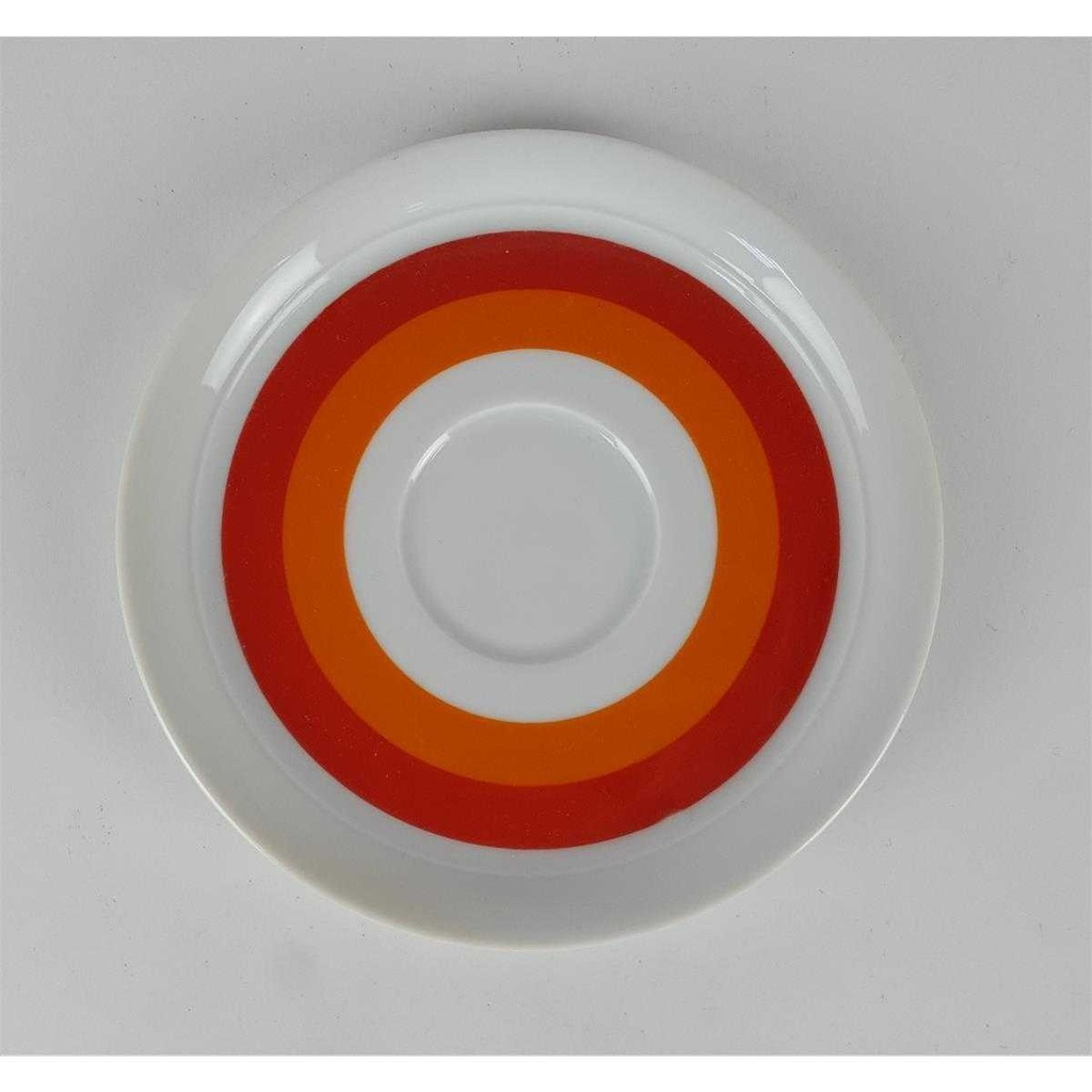 [458138251] Kaffeetasse mit Untertasse Tasse Winterling Marktleuthen Retro Rot Orange Bild 7