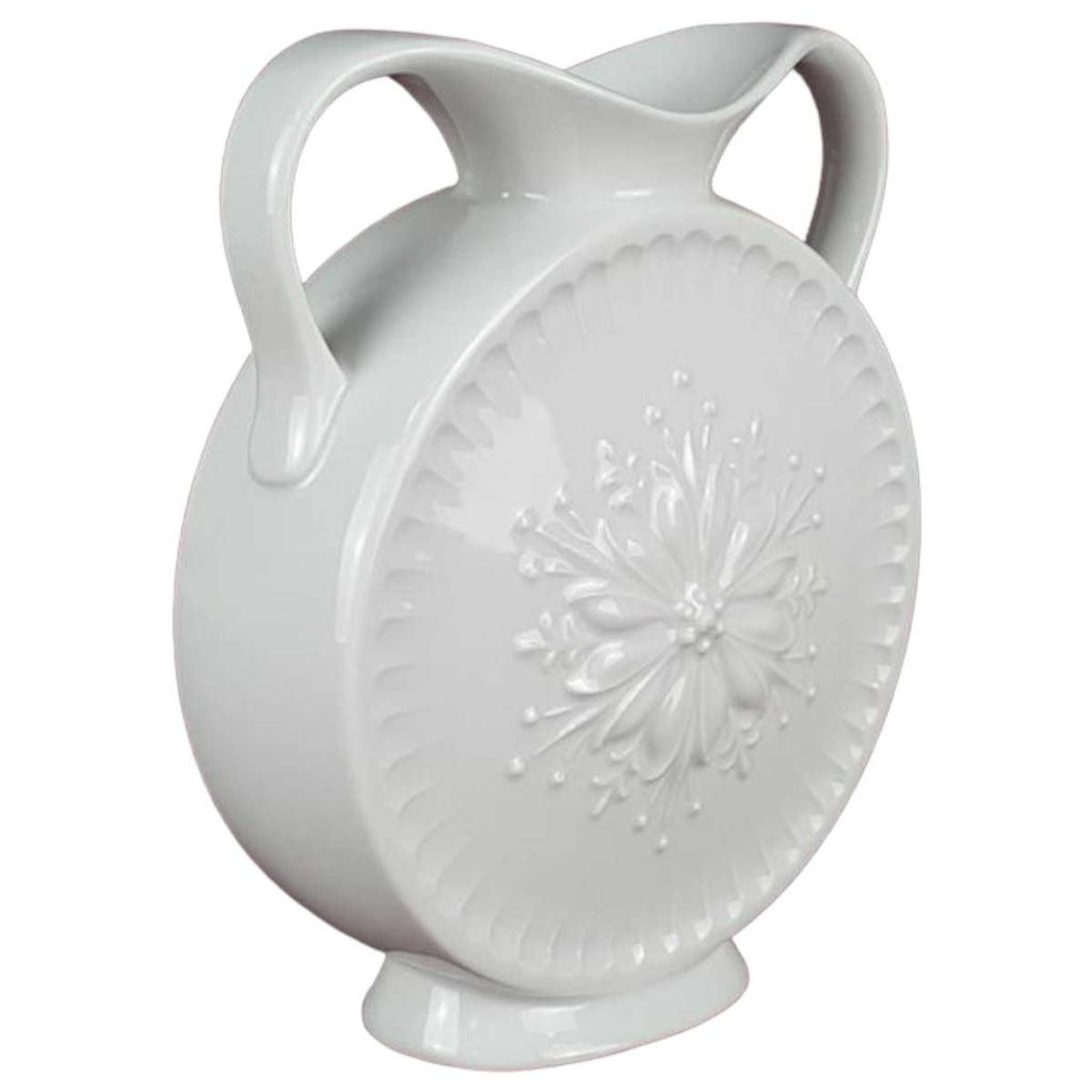 [458138253] Vase Blumenvase 16,2 cm Seltmann Weiden Weiß gebraucht - sehr gut Bild 2