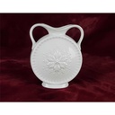 [458138253] Vase Blumenvase 16,2 cm Seltmann Weiden Weiß gebraucht - sehr gut Bild 3