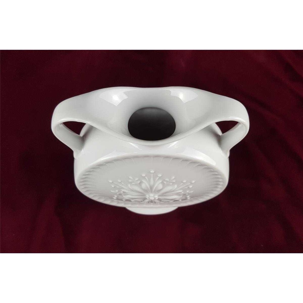 [458138253] Vase Blumenvase 16,2 cm Seltmann Weiden Weiß gebraucht - sehr gut Bild 5