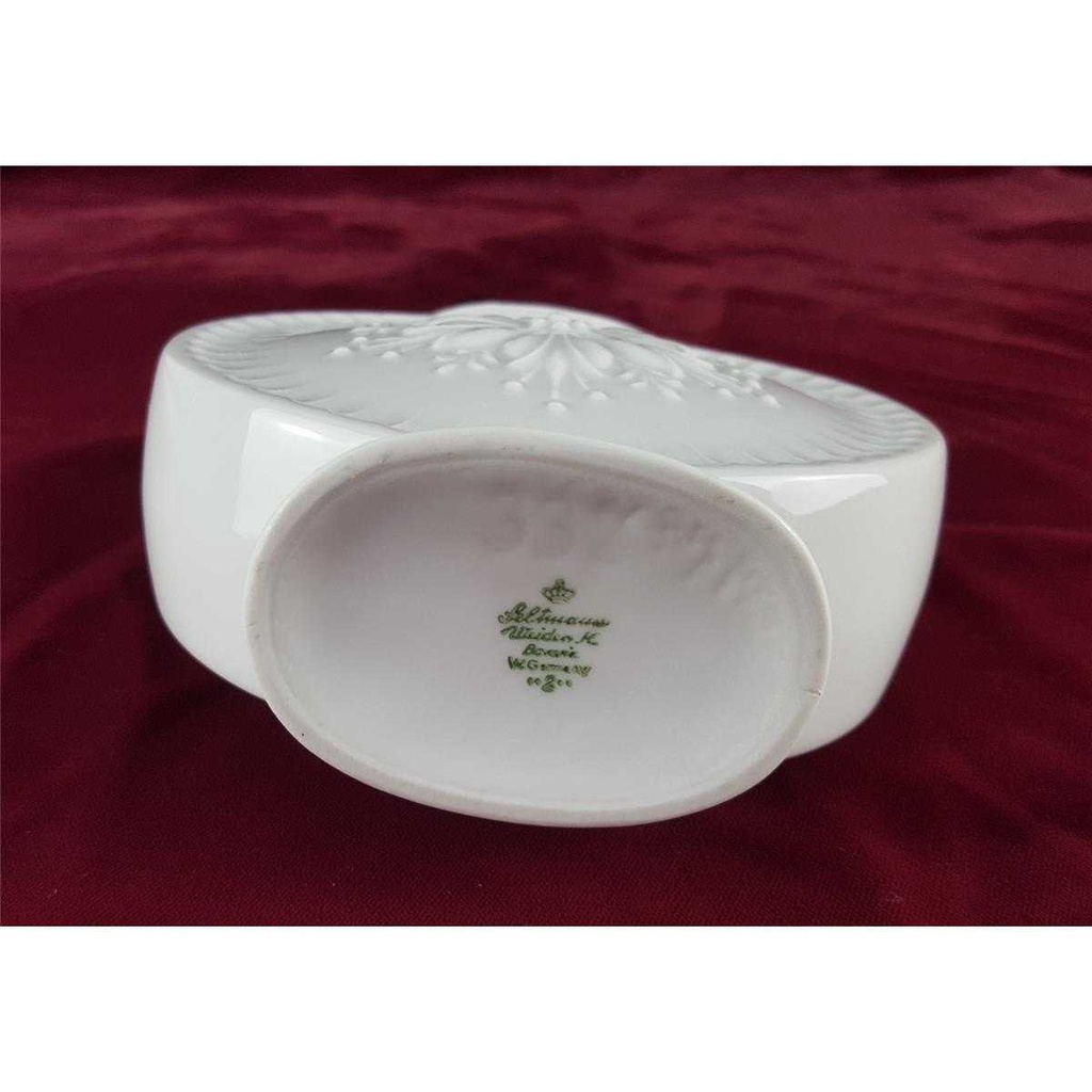 [458138253] Vase Blumenvase 16,2 cm Seltmann Weiden Weiß gebraucht - sehr gut Bild 6