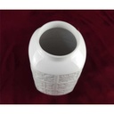 [458138255] Vase Blumenvase 19,2 cm Edelstein Bavaria Weiß gebraucht - sehr gut Bild 4