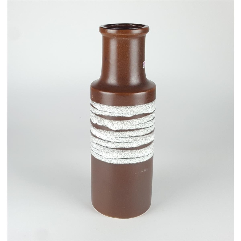 [458138259] Blumenvase 28 cm Scheurich Braun gebraucht - gut Bild 2