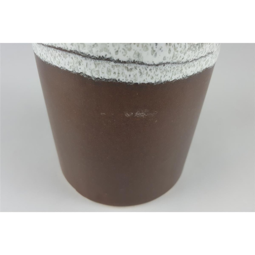 [458138259] Blumenvase 28 cm Scheurich Braun gebraucht - gut Bild 5