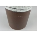 [458138259] Blumenvase 28 cm Scheurich Braun gebraucht - gut Bild 5