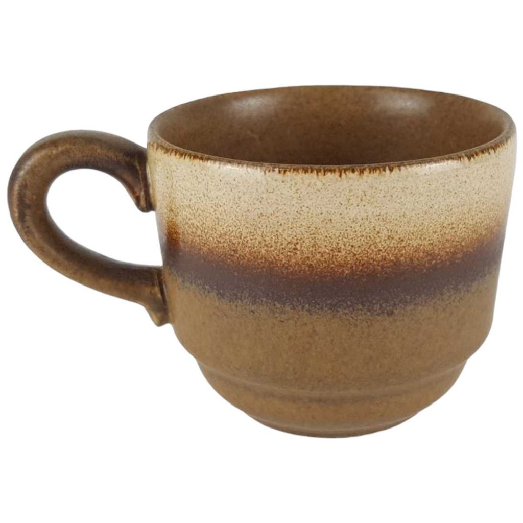 [458138263] Kaffeetasse Tasse Gerz Dekor graubraun Gerzit braun gebraucht - gut Bild 2