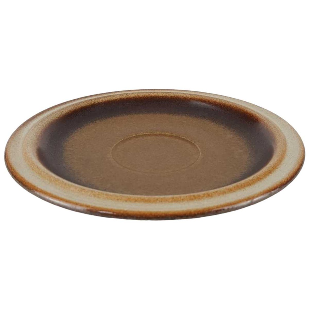 [458138264] Untertasse für Kaffee 15,1 cm Gerz Dekor graubraun Gerzit braun gebraucht - gut Bild 2
