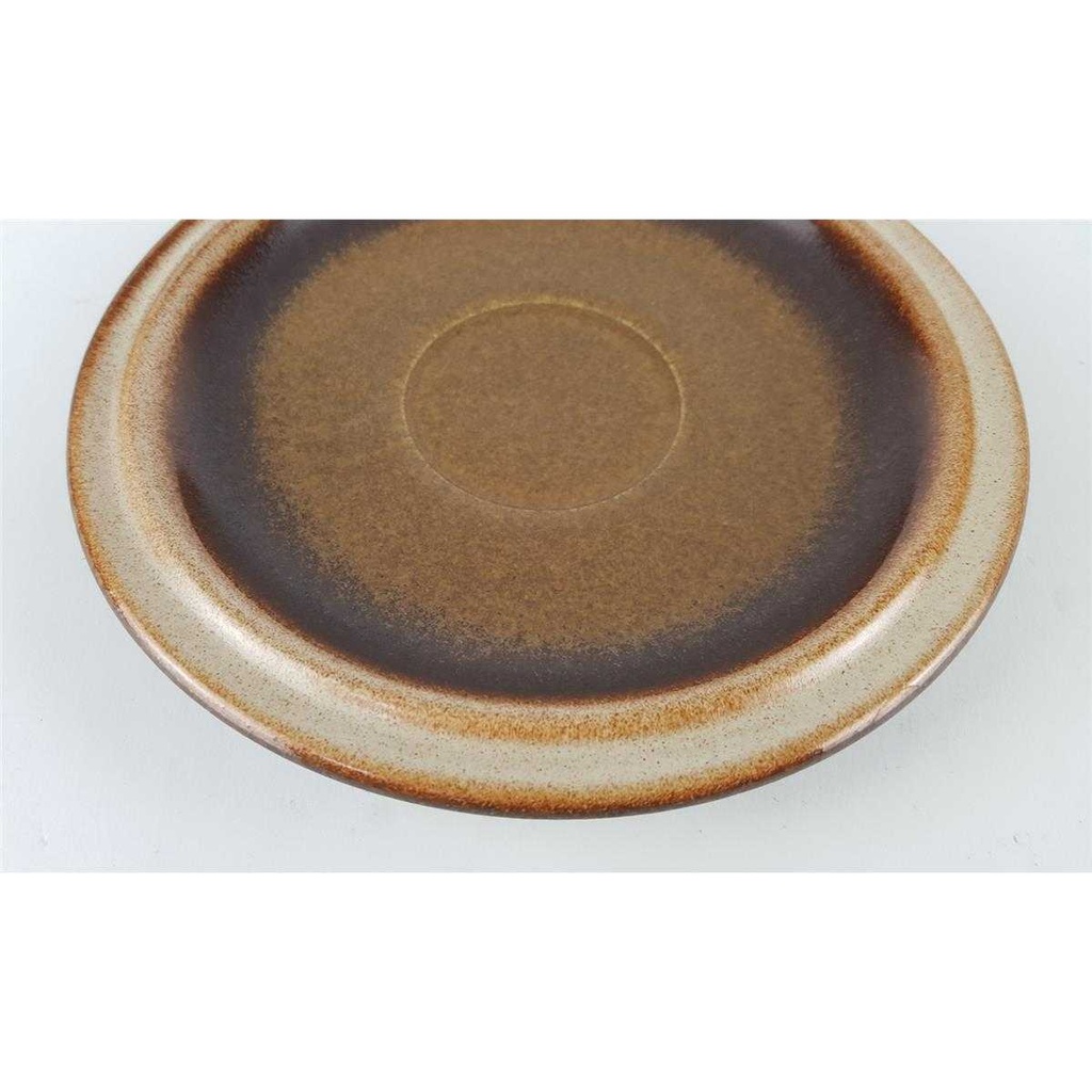 [458138264] Untertasse für Kaffee 15,1 cm Gerz Dekor graubraun Gerzit braun gebraucht - gut Bild 3