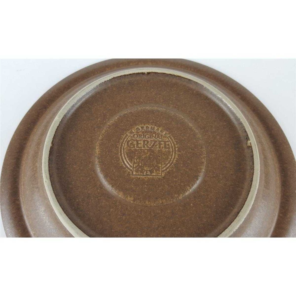 [458138264] Untertasse für Kaffee 15,1 cm Gerz Dekor graubraun Gerzit braun gebraucht - gut Bild 5