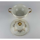 [458138270] Ragoutterrine Servierschüssel Golddekor 1,5 L Tielsch Altwasser elfenbein 7930 Beige Bild 3