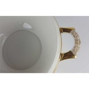 [458138270] Ragoutterrine Servierschüssel Golddekor 1,5 L Tielsch Altwasser elfenbein 7930 Beige Bild 4