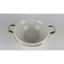 [458138270] Ragoutterrine Servierschüssel Golddekor 1,5 L Tielsch Altwasser elfenbein 7930 Beige Bild 5