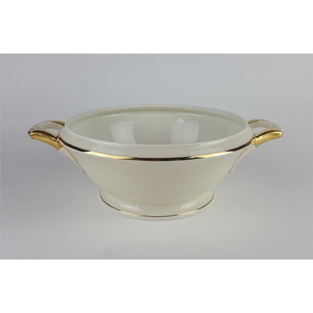 [458138270] Ragoutterrine Servierschüssel Golddekor 1,5 L Tielsch Altwasser elfenbein 7930 Beige Bild 6