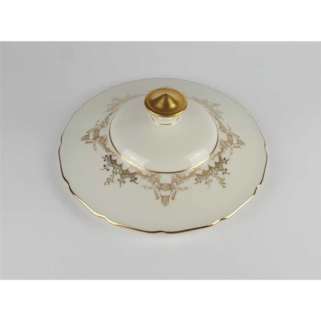 [458138270] Ragoutterrine Servierschüssel Golddekor 1,5 L Tielsch Altwasser elfenbein 7930 Beige Bild 7