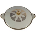 [458138275] Terrine Golddekor 1,5 L Bareuther Elfenbein Beige gebraucht - gut Bild 2