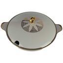 [458138276] Suppenterrine Suppenschüssel Golddekor 3,5 L Bareuther Elfenbein Beige gebraucht - gut Bild 2