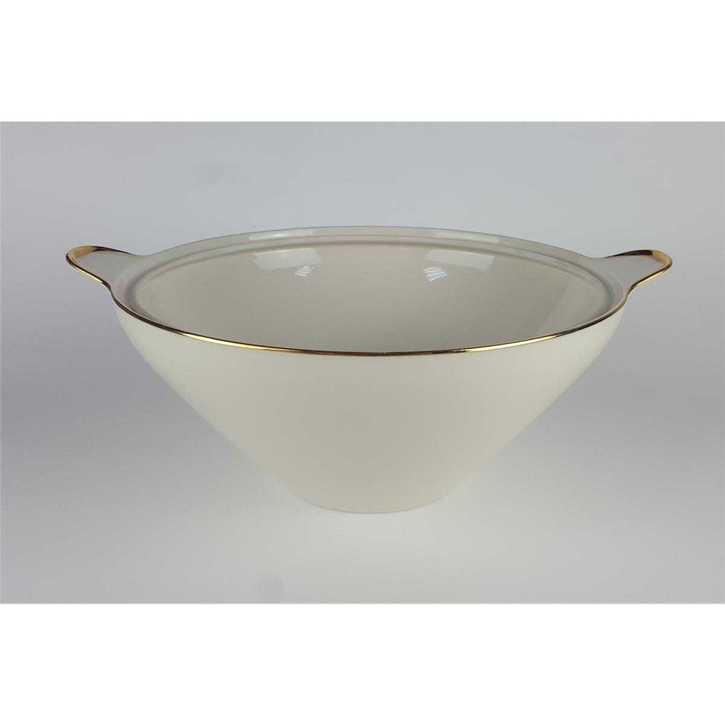 [458138276] Suppenterrine Suppenschüssel Golddekor 3,5 L Bareuther Elfenbein Beige gebraucht - gut Bild 3