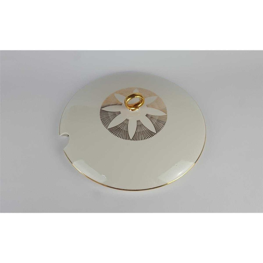 [458138276] Suppenterrine Suppenschüssel Golddekor 3,5 L Bareuther Elfenbein Beige gebraucht - gut Bild 5