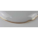 [458138277] Ragoutterrine mit Deckel Goldrand 1,5 L Bavaria Germany weiß gebraucht - gut Bild 5