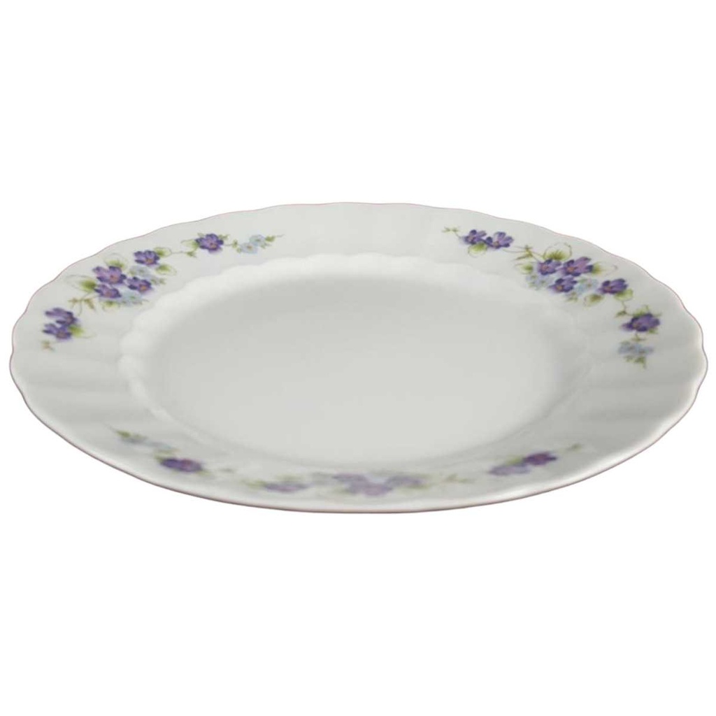 [458138278] Kuchenteller Dessertteller 19,2 cm Eschenbach Bayreuth Veilchen Dekor 1 gebraucht - sehr gut Bild 2