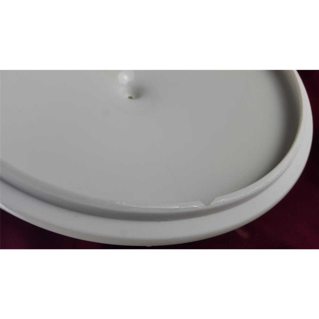[458138281] Terrine Goldrand 1,6 L Mitterteich Form 3953 weiß gebraucht - gut Bild 6