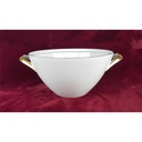 [458138281] Terrine Goldrand 1,6 L Mitterteich Form 3953 weiß gebraucht - gut Bild 7
