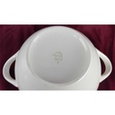 [458138281] Terrine Goldrand 1,6 L Mitterteich Form 3953 weiß gebraucht - gut Bild 8