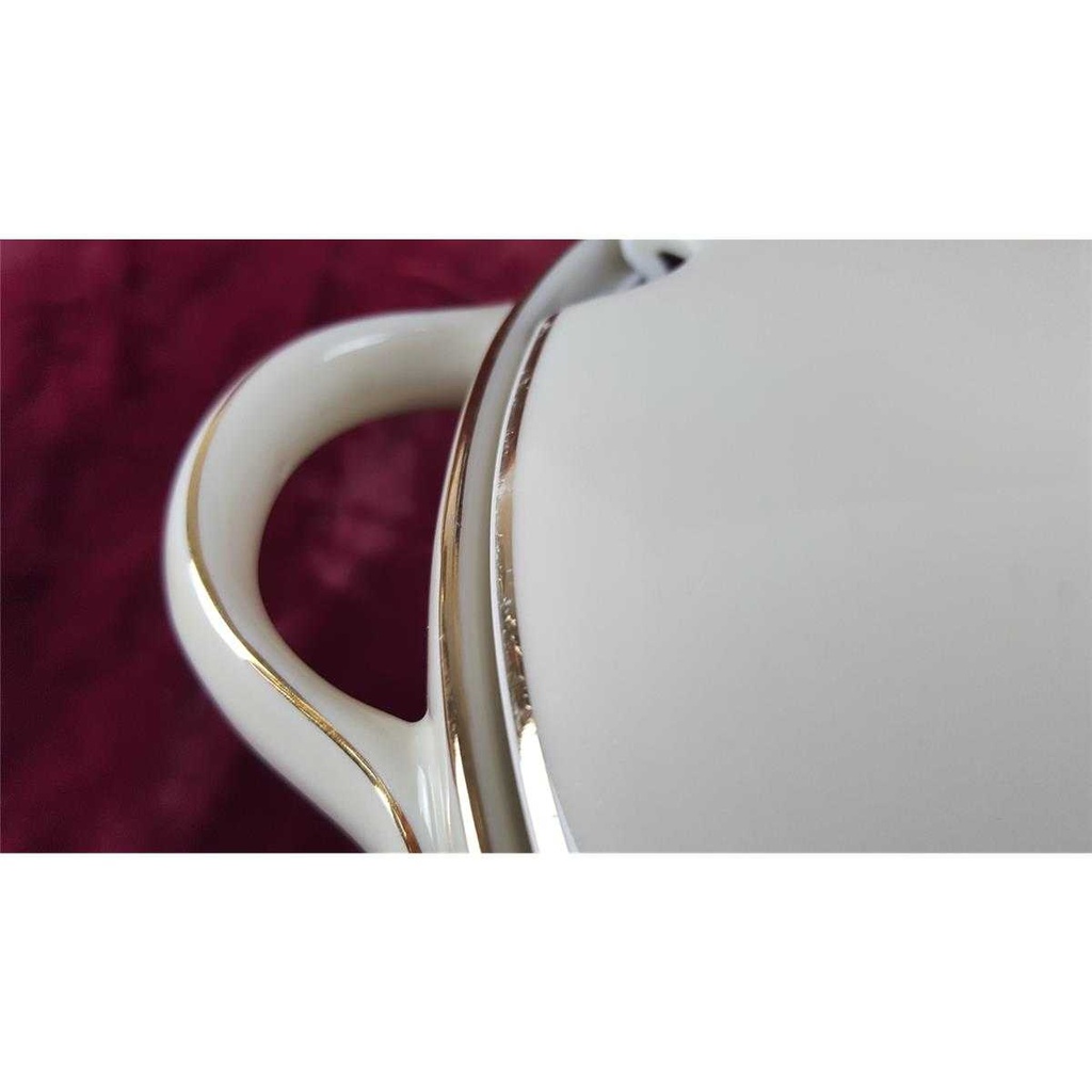 [458138283] Suppenterrine Terrine Goldrand 1,8 L Zeh Scherzer 8500 Elfenbein Beige gebraucht - gut Bild 7