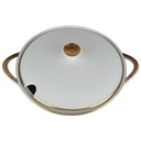 [458138288] Suppenterrine Terrine Goldrand 2 L Mitterteich Form 7106 weiß mit Bavaria gebraucht - gut Bild 2