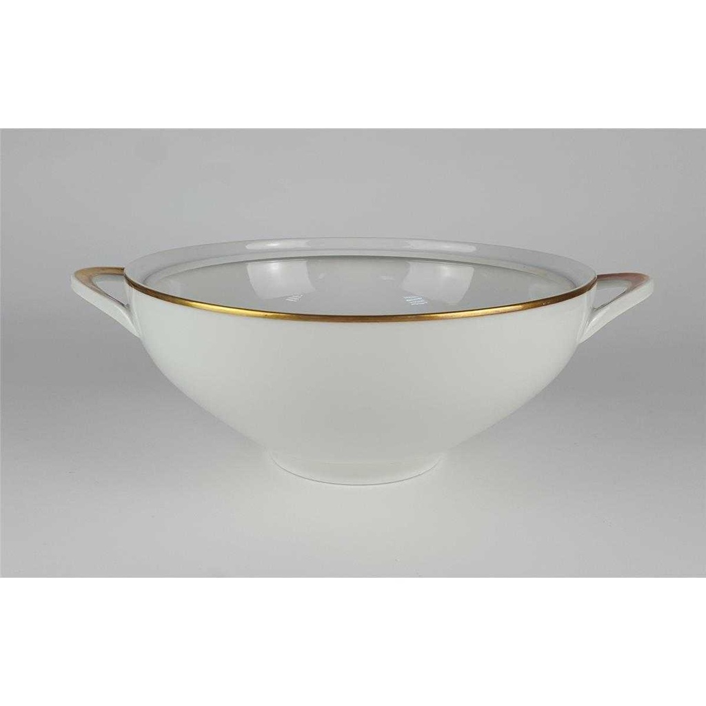 [458138288] Suppenterrine Terrine Goldrand 2 L Mitterteich Form 7106 weiß mit Bavaria gebraucht - gut Bild 5