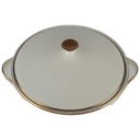 [458138289] Terrine Goldrand 1,2 L Schaller Rheinpfalz Elfenbein Beige gebraucht - gut Bild 2