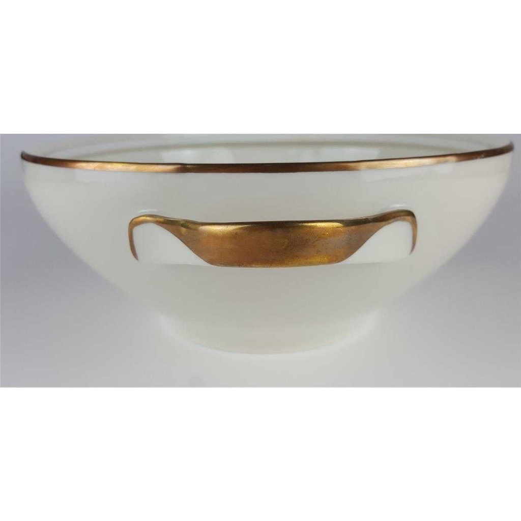 [458138289] Terrine Goldrand 1,2 L Schaller Rheinpfalz Elfenbein Beige gebraucht - gut Bild 4