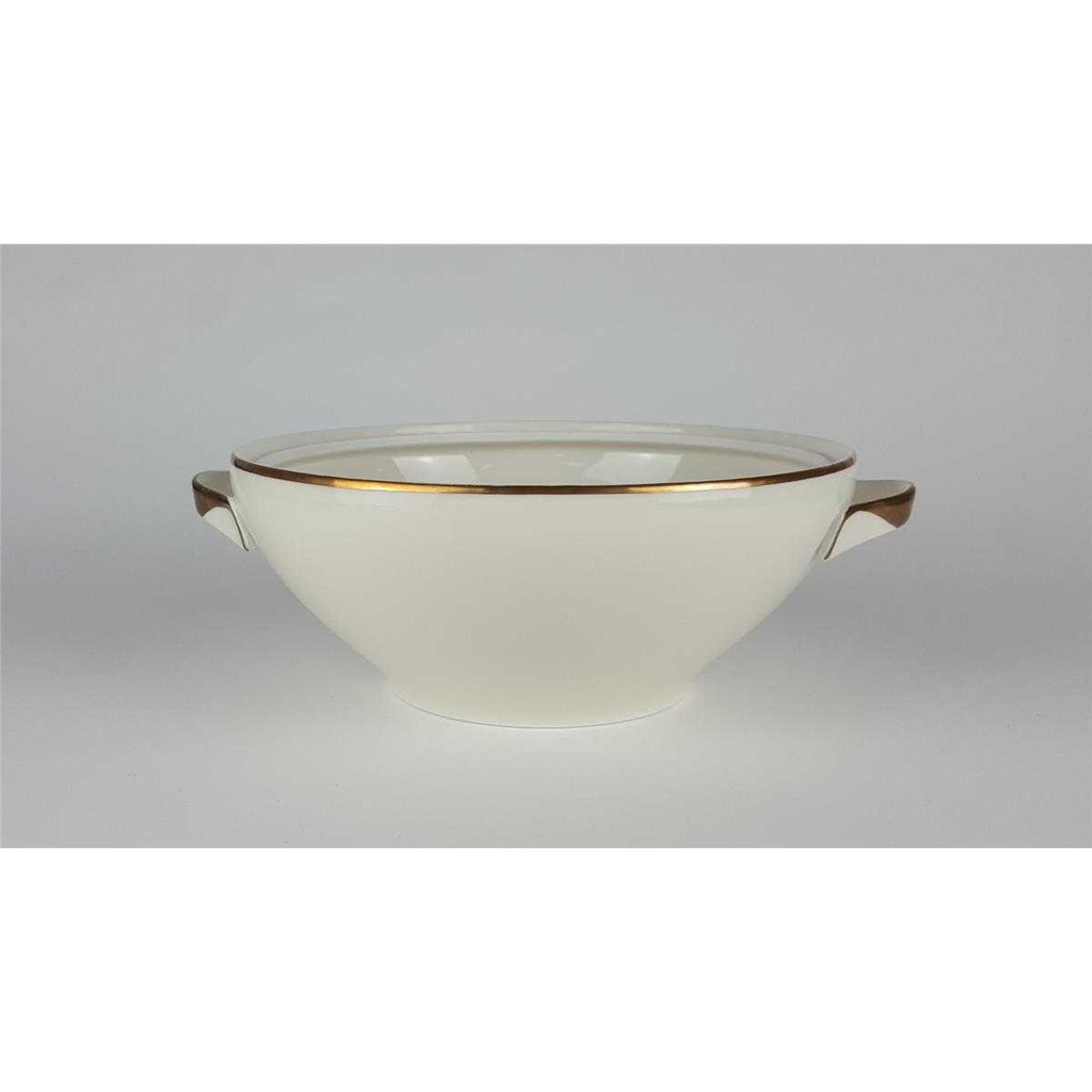 [458138289] Terrine Goldrand 1,2 L Schaller Rheinpfalz Elfenbein Beige gebraucht - gut Bild 5