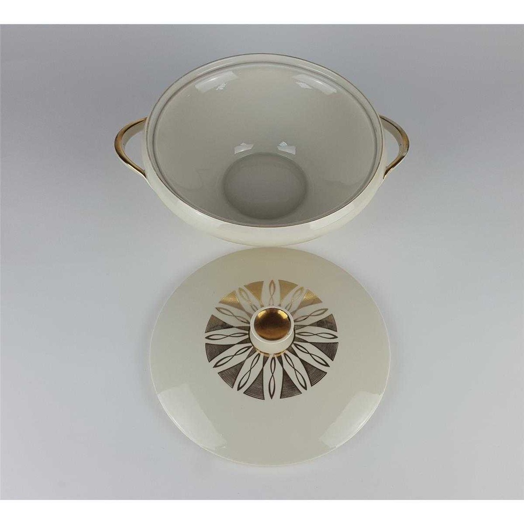 [458138290] Terrine Golddekor 1,4 L Tirschenreuth Form 975 gebraucht - gut Bild 3