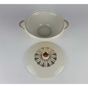 [458138290] Terrine Golddekor 1,4 L Tirschenreuth Form 975 gebraucht - gut Bild 3