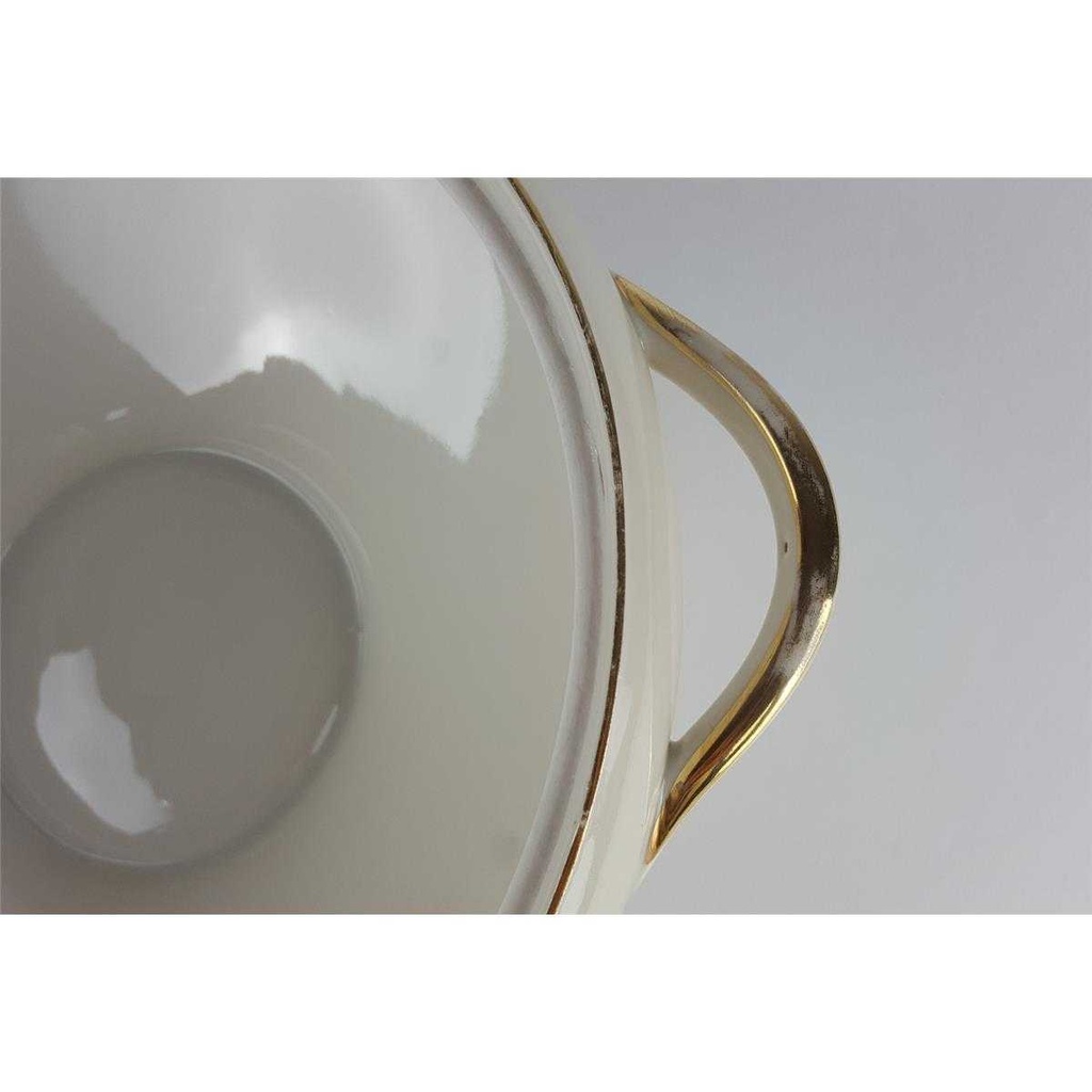 [458138290] Terrine Golddekor 1,4 L Tirschenreuth Form 975 gebraucht - gut Bild 4