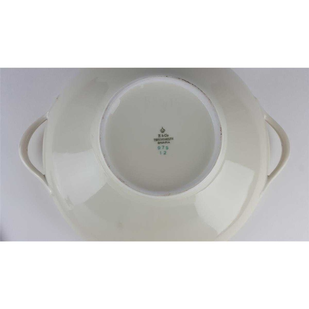 [458138290] Terrine Golddekor 1,4 L Tirschenreuth Form 975 gebraucht - gut Bild 8