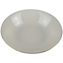 [458138291] Schüssel Goldrand 22,4 cm Bareuther Elfenbein Beige gebraucht - gut Bild 2