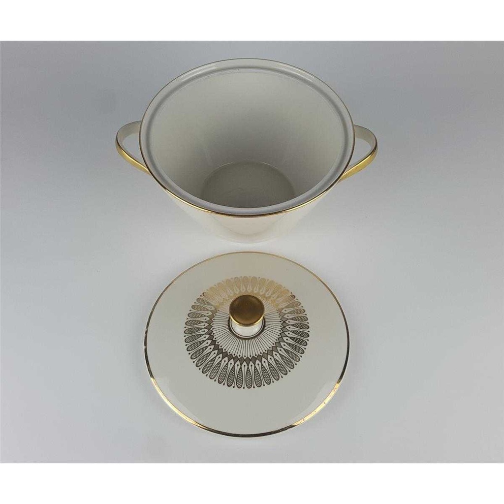 [458138295] Terrine Servierschüssel Golddekor 1,5 L Winterling Röslau Einzelteile gebraucht - gut Bild 3