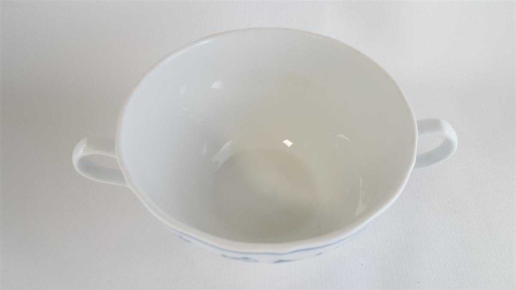 [4581383] Suppentasse Suppenbecher Unterglasur Tirschenreuth Zwiebelmuster Echt Cobalt gebraucht - sehr gut Bild 2